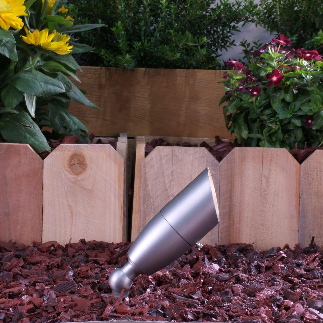 Yard Bright Mini MR11 Stainless Steel Spotlight