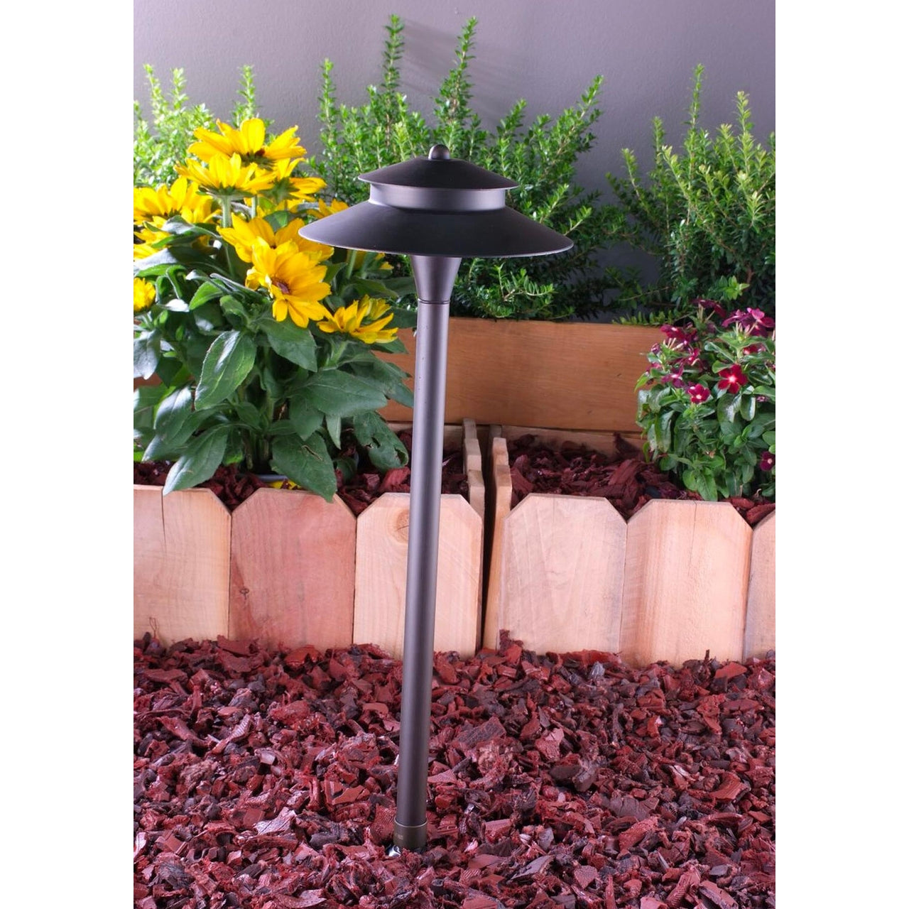 Yard Bright Zen Style Bronze Area Path Light