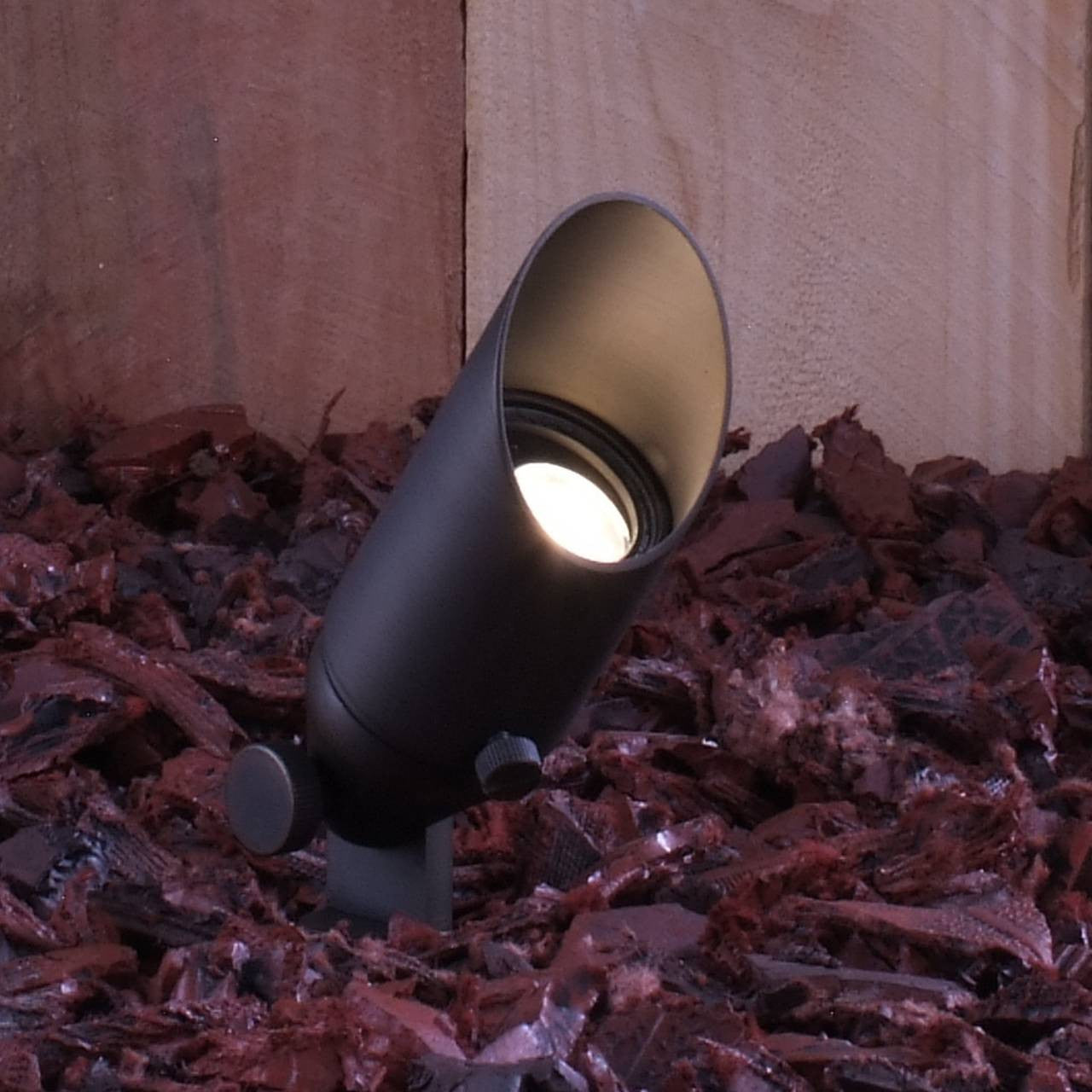 Yard Bright Bronze MR11 Spot Light With 3.5" Adjustable Glare Shield