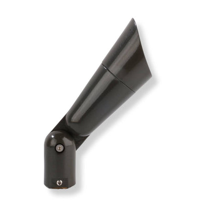 Yard Bright Elite Series Bronze Finish Heavy Cast Brass MR11 Spot With Angled Hood