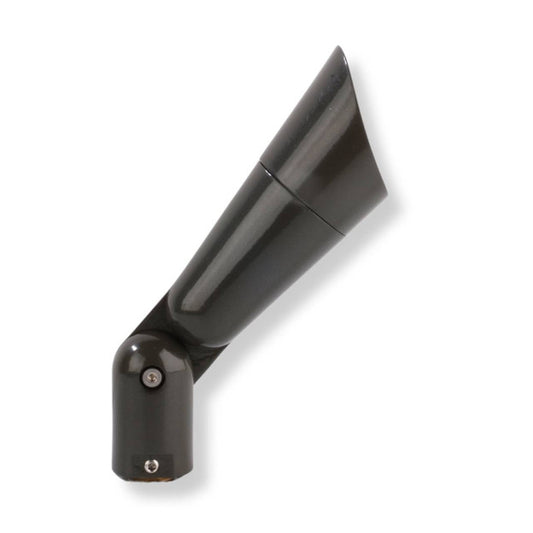 Yard Bright Elite Series Bronze Finish Heavy Cast Brass MR11 Spot With Angled Hood