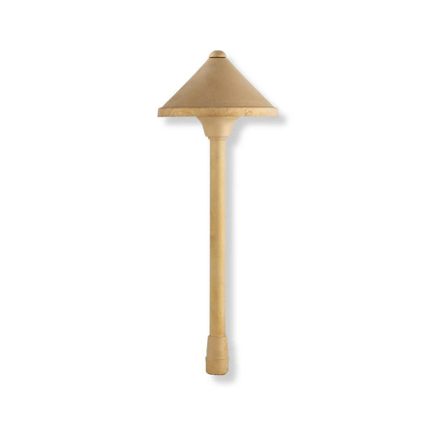 Yard Bright Elite Brass Path Light 6" Diameter Hood