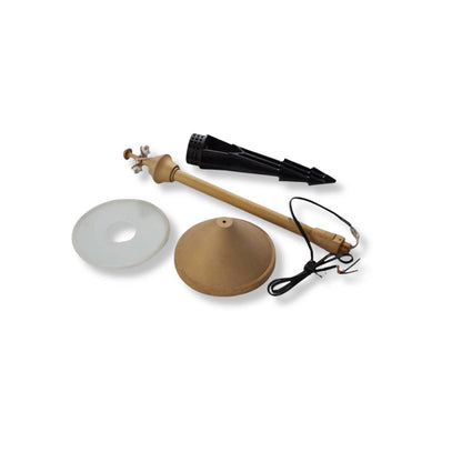Yard Bright Elite Brass Path Light 6" Diameter Hood