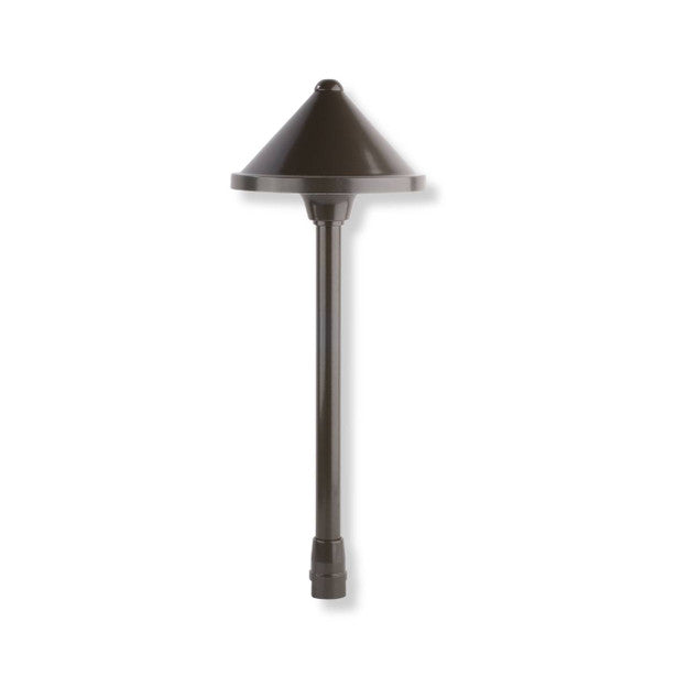 Yard Bright Elite Bronze Path Light with 6" Diameter Hood