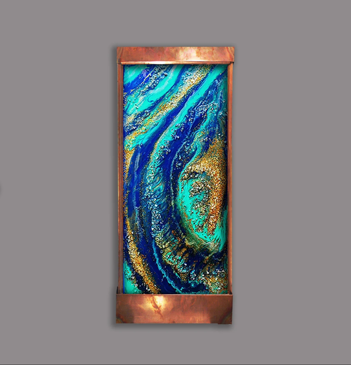 Cameron Harvey Geode 48″ H x 22″ W Indoor Wall Fountain