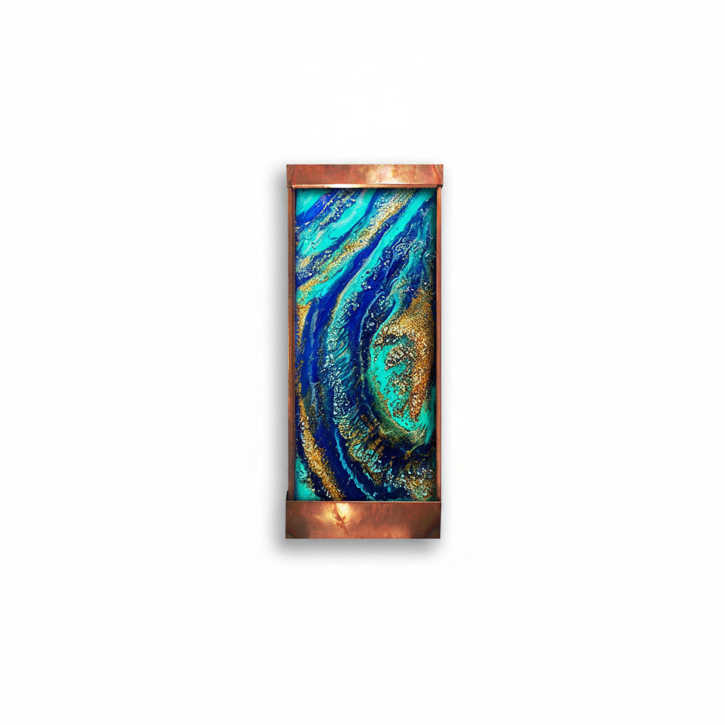Cameron Harvey Geode 48″ H x 22″ W Indoor Wall Fountain