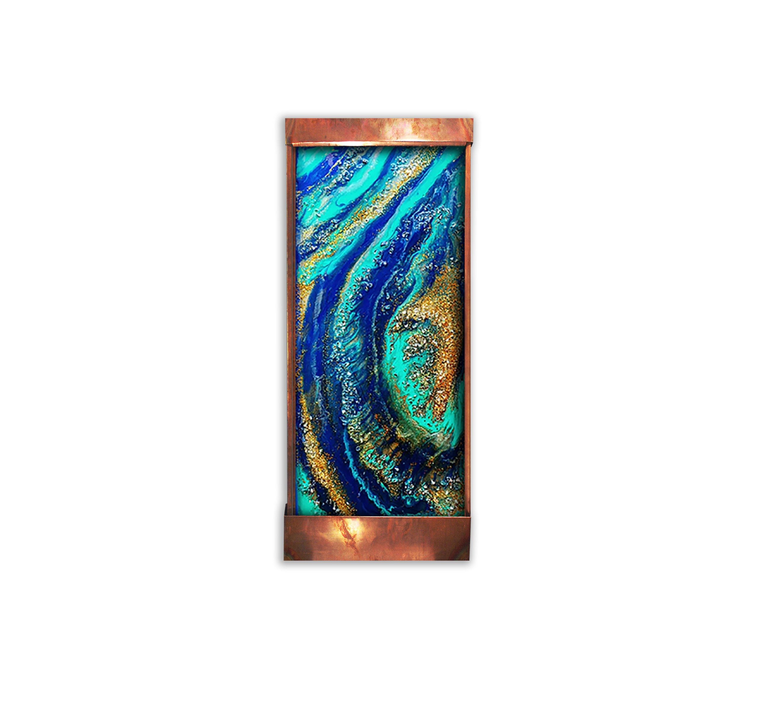 Cameron Harvey Geode 48″ H x 22″ W Indoor Wall Fountain