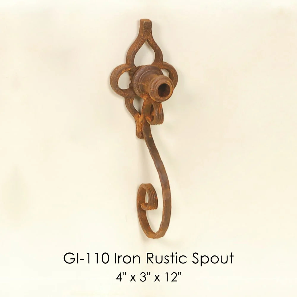 Giannini Garden Foritalico Outdoor Wall Fountain For Spout 1564C