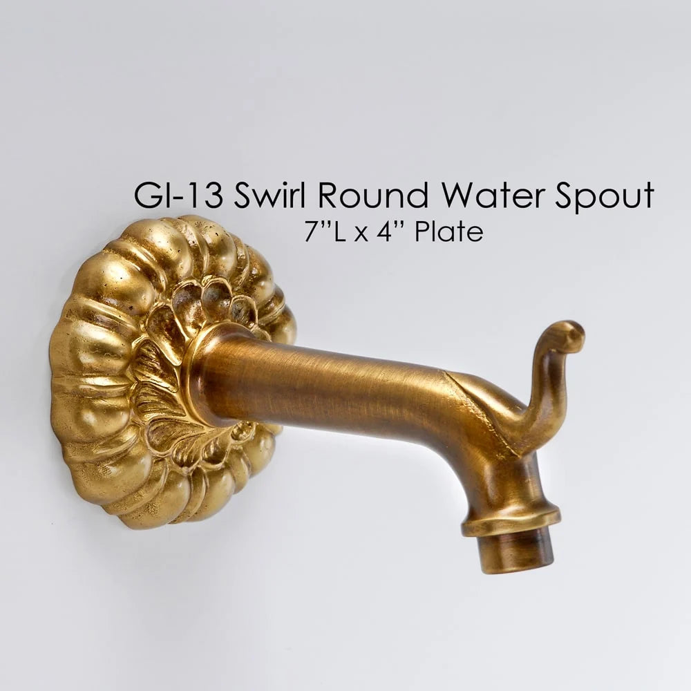 Giannini Garden Anduze Colonne Outdoor Water Fountain For Spouts 1674C