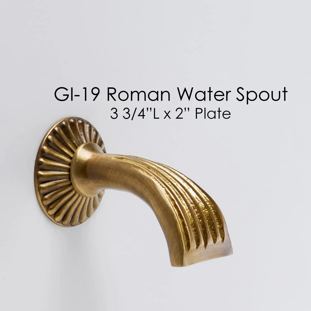 Giannini Garden Terme Del Foro Outdoor Wall Fountain For Spout 1136C