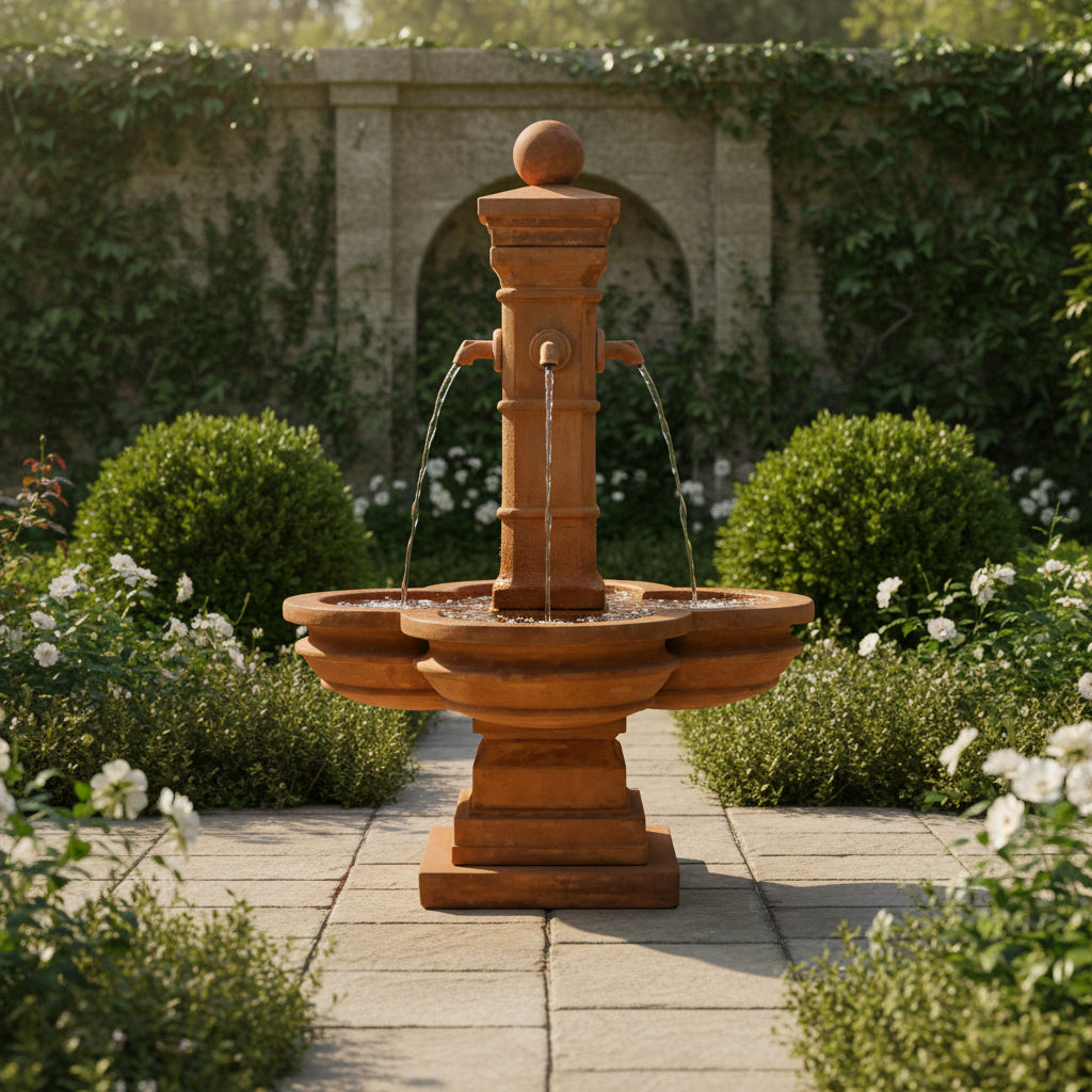 Giannini Garden Grand Avignon Outdoor Courtyard Fountain 1595C