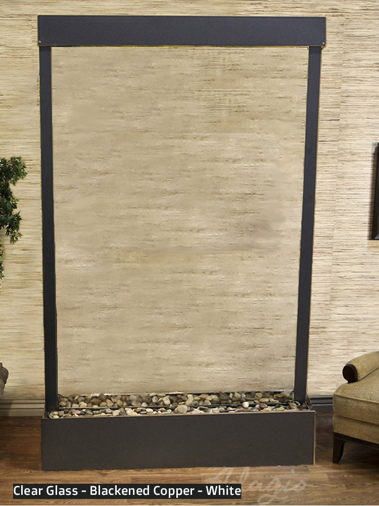 Adagio Grandeur River 96” H x 60” W Indoor Water Floor Fountain GRC1050 (Centered In Base)