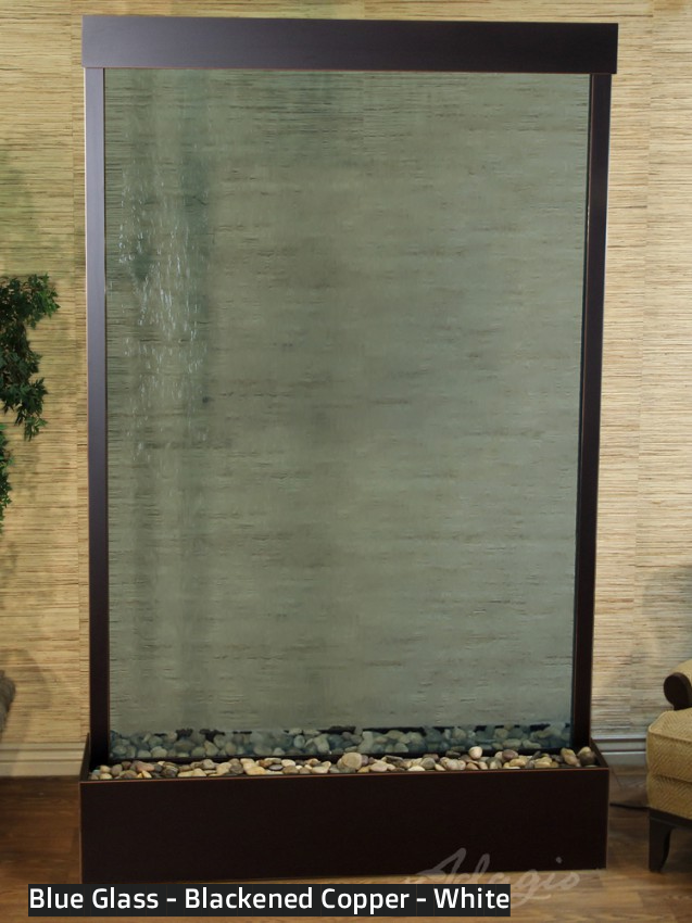 Adagio Grandeur River 96” H x 60” W Indoor Water Floor Fountain GRC1050 (Centered In Base)
