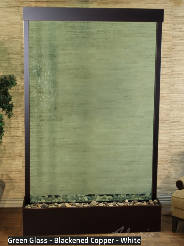 Adagio Grandeur River 96” H x 60” W Indoor Water Floor Fountain GRC1050 (Centered In Base)