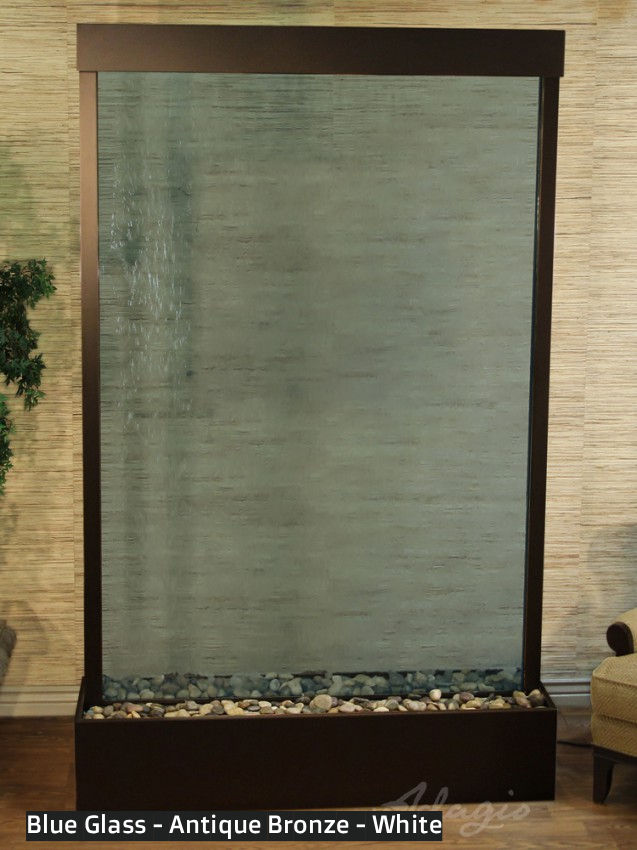 Adagio Grandeur River 96” H x 60” W Indoor Water Floor Fountain GRC1050 (Centered In Base)