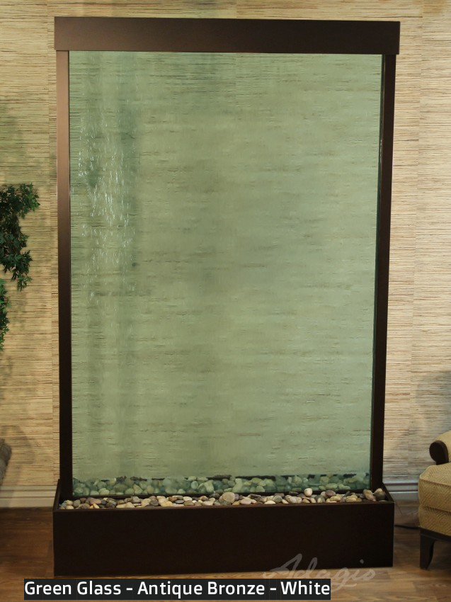 Adagio Grandeur River 96” H x 60” W Indoor Water Floor Fountain GRC1050 (Centered In Base)