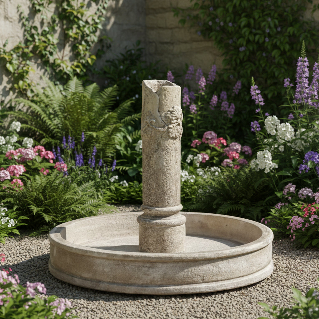 Giannini Garden Green Man Outdoor Pond Fountain 1044