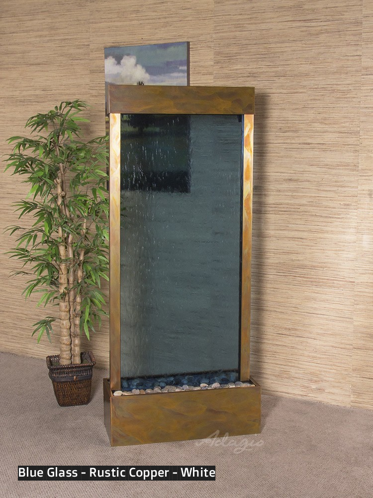 Adagio Harmony River 70” H x 31” W Indoor Water Floor Fountain HRC1050 (Centered In Base)
