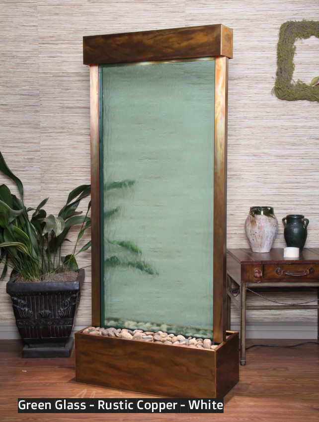 Adagio Harmony River 70” H x 31” W Indoor Water Floor Fountain HRC1050 (Centered In Base)