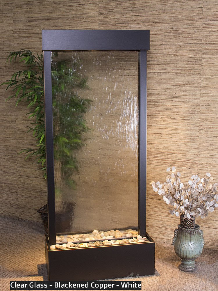 Adagio Harmony River 70” H x 31” W Indoor Water Floor Fountain HRC1050 (Centered In Base)