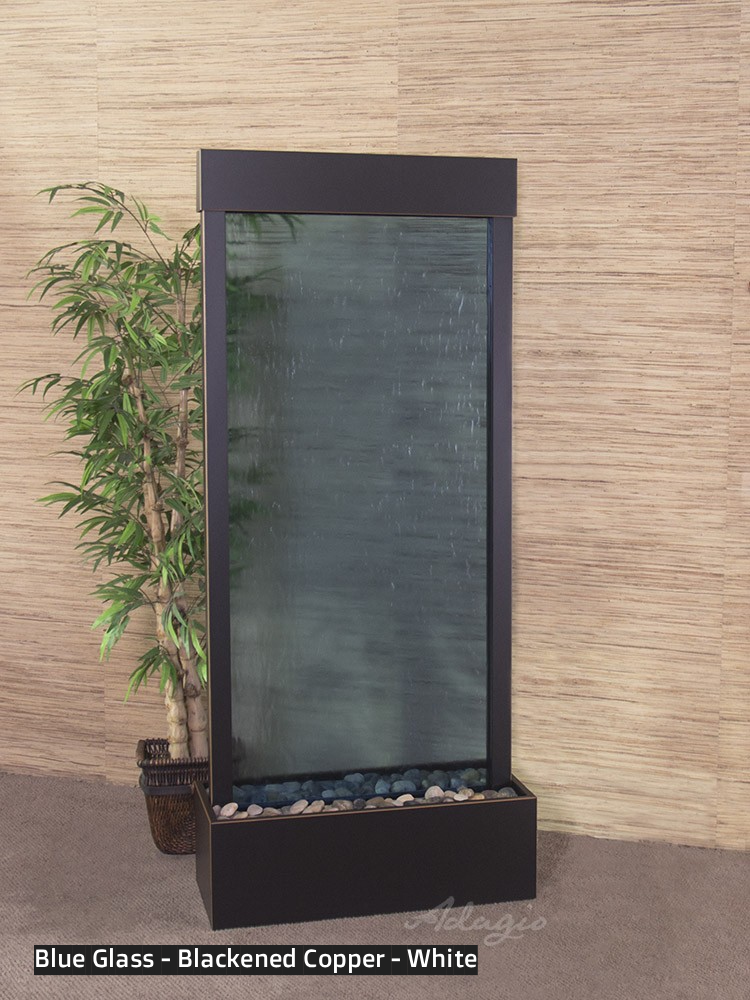 Adagio Harmony River 70” H x 31” W Indoor Water Floor Fountain HRC1050 (Centered In Base)