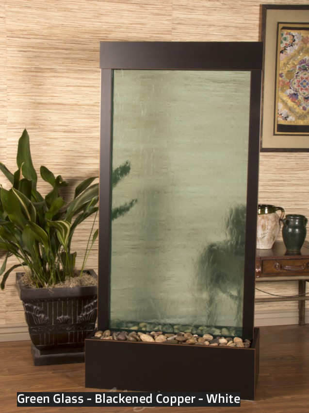 Adagio Harmony River 70” H x 31” W Indoor Water Floor Fountain HRC1050 (Centered In Base)