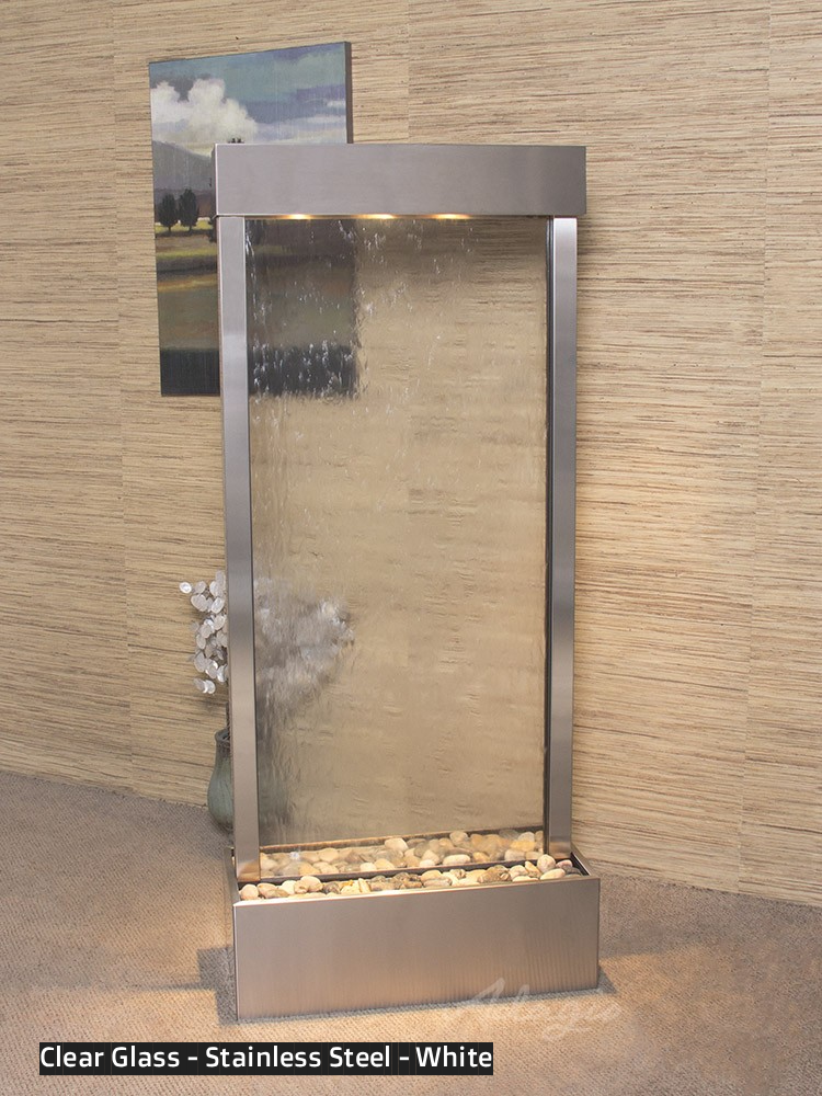 Adagio Harmony River 70” H x 31” W Indoor Water Floor Fountain HRC1050 (Centered In Base)