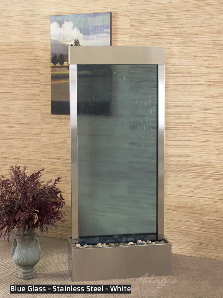 Adagio Harmony River 70” H x 31” W Indoor Water Floor Fountain HRC1050 (Centered In Base)