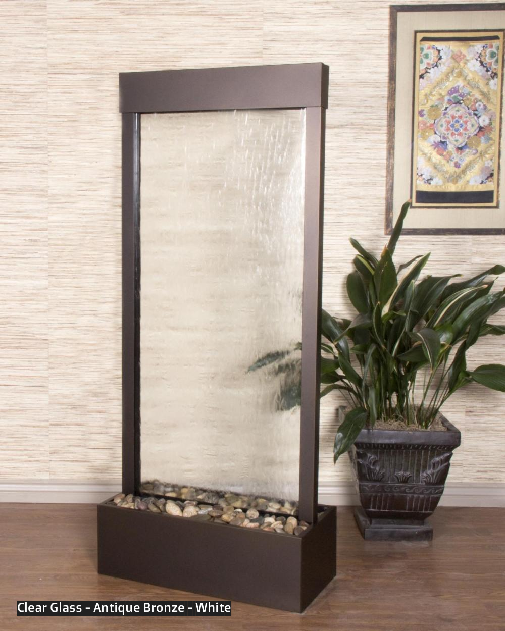 Adagio Harmony River 70” H x 31” W Indoor Water Floor Fountain HRC1050 (Centered In Base)