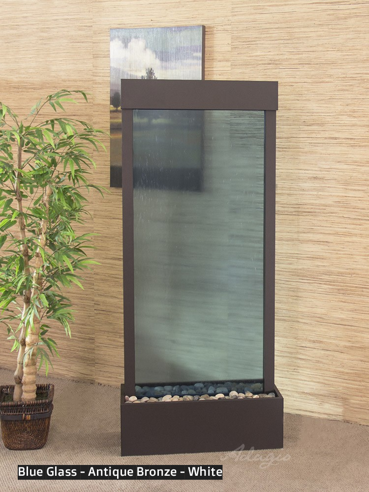 Adagio Harmony River 70” H x 31” W Indoor Water Floor Fountain HRC1050 (Centered In Base)