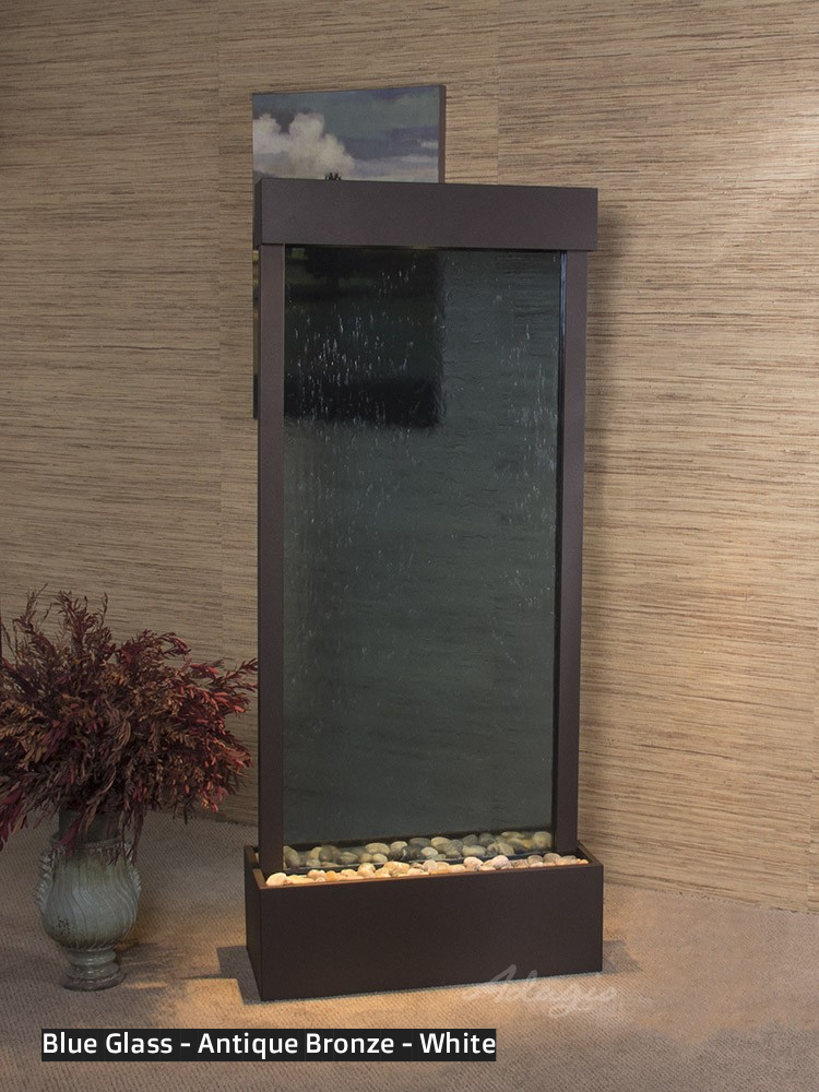 Adagio Harmony River 70” H x 31” W Indoor Water Floor Fountain HRC1050 (Centered In Base)