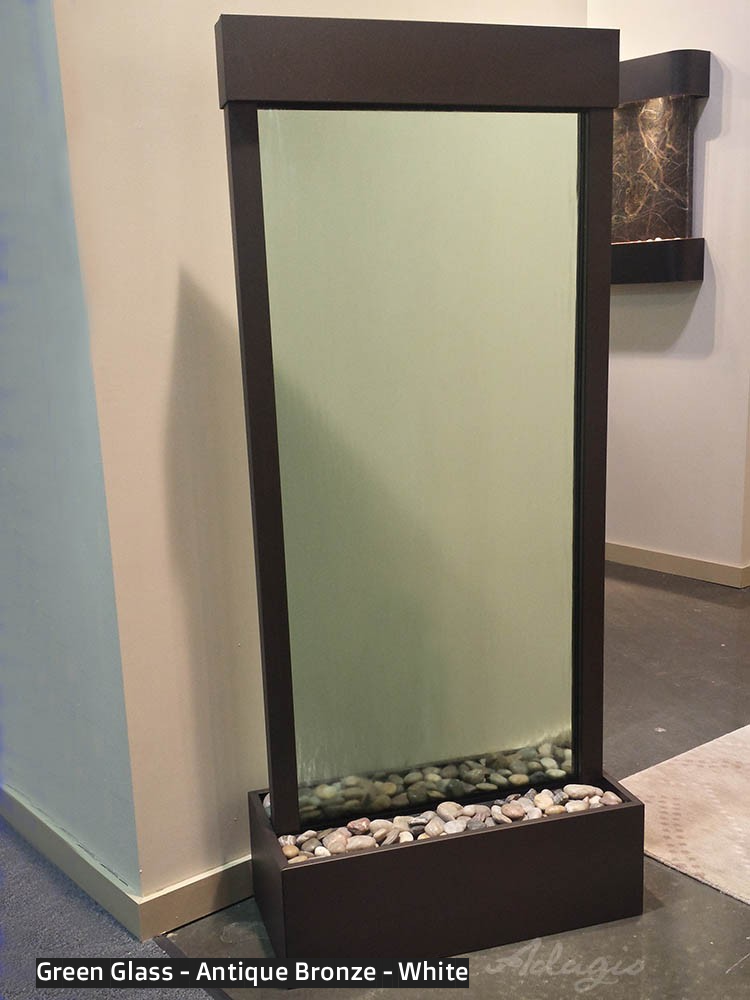 Adagio Harmony River 70” H x 31” W Indoor Water Floor Fountain HRC1050 (Centered In Base)