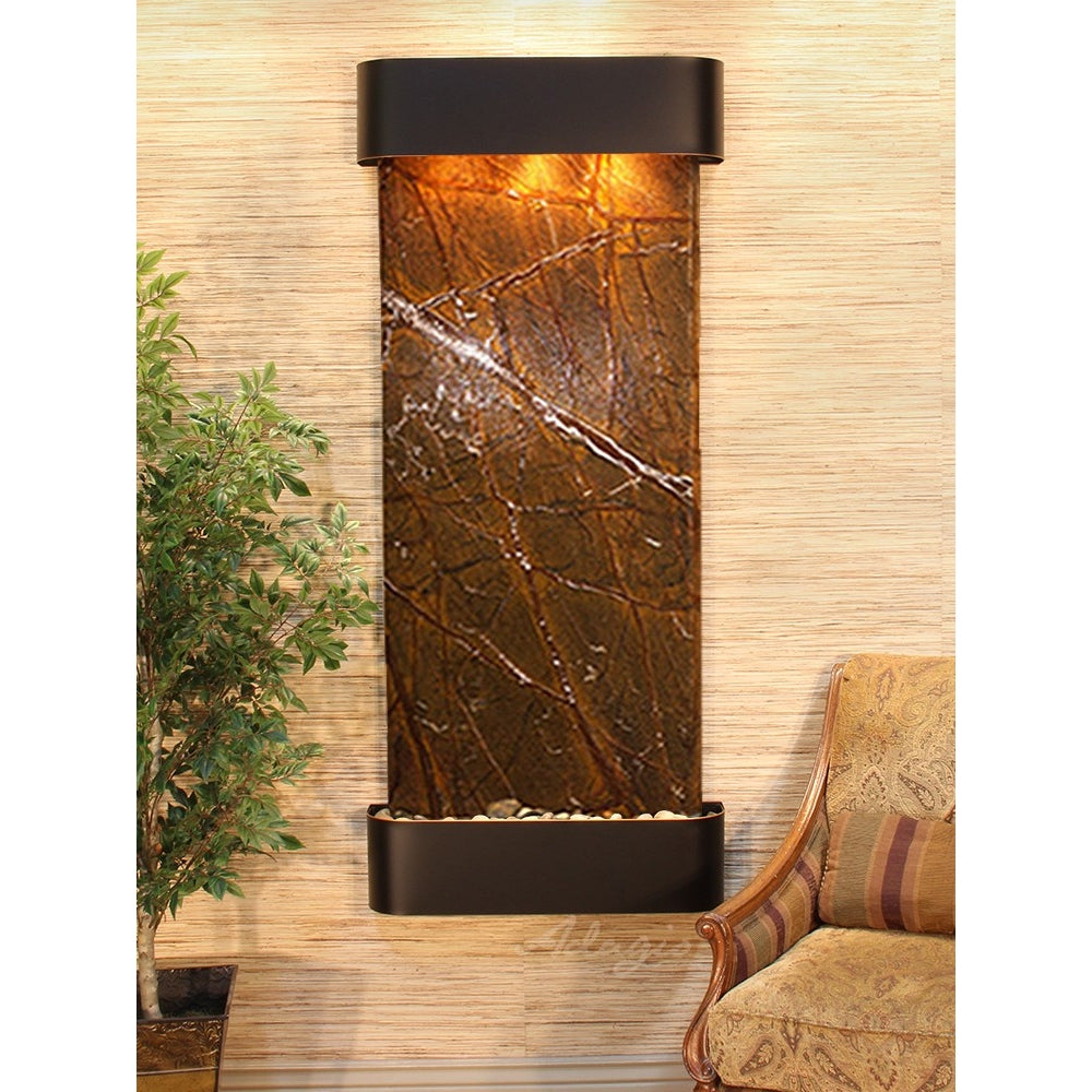 Adagio Inspiration Falls 69"H x 30"W Indoor Wall Fountain