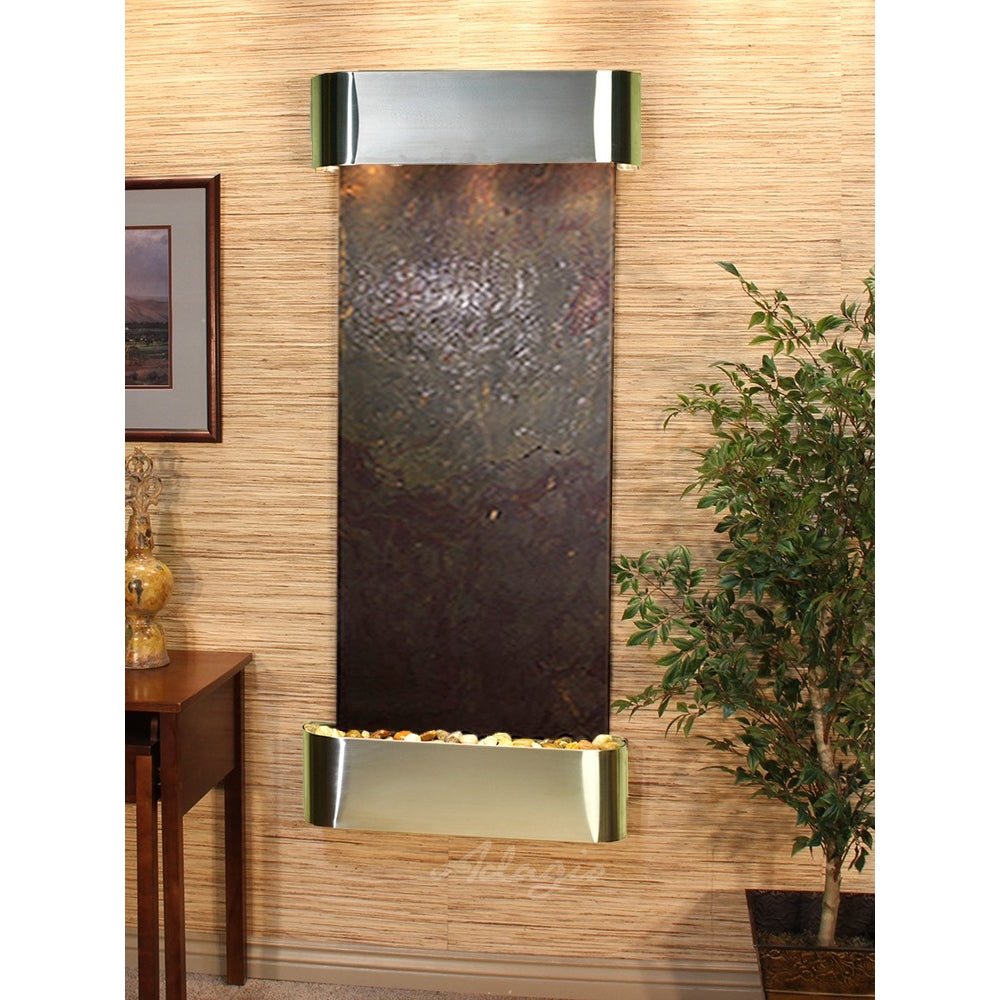 Adagio Inspiration Falls 69"H x 30"W Indoor Wall Fountain