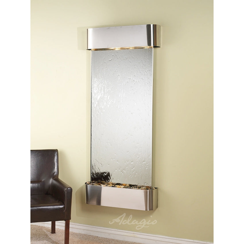 Adagio Inspiration Falls 69"H x 30"W Indoor Wall Fountain
