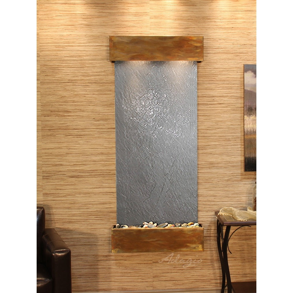Adagio Inspiration Falls 69"H x 30"W Indoor Wall Fountain