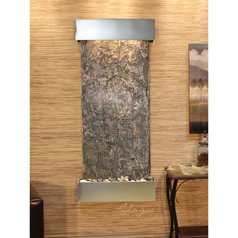 Adagio Inspiration Falls 69"H x 30"W Indoor Wall Fountain
