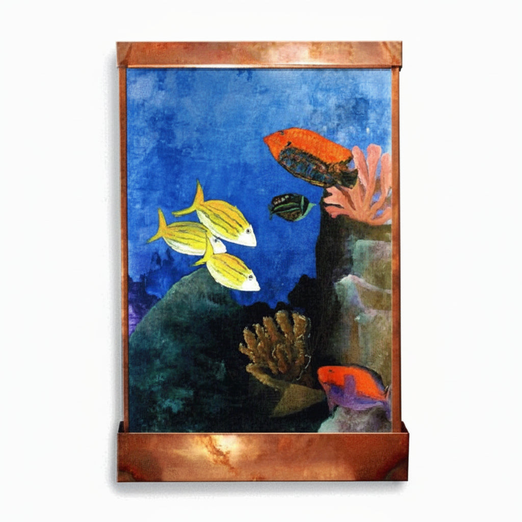 Cameron Harvey Aquarium Galaxy 48″ H x 28″ W Indoor Wall Fountain