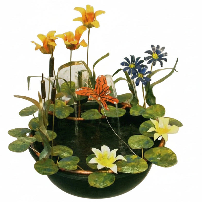 Cameron Harvey Tiger Lily 22" H Outdoor Floor Fountain