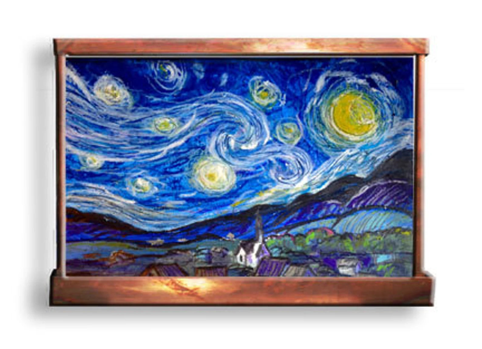 Cameron Harvey Starry Night 36″ H x 48″ W Indoor Wall Fountain