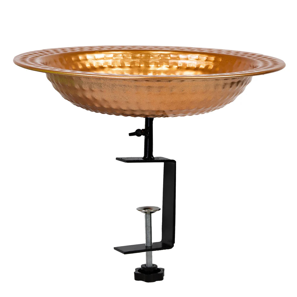 Sunnydaze 12" Diameter Copper Hanging Bird Bath