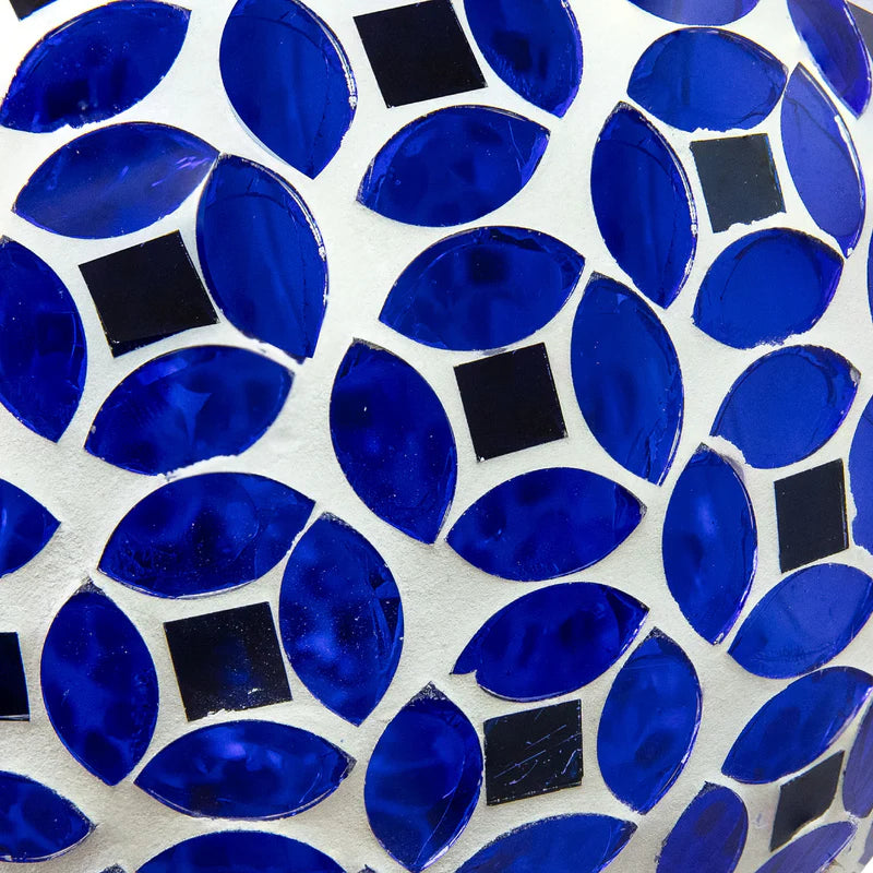 Sunnydaze 6" Mosaic Fly-Through Hanging Bird Feeder