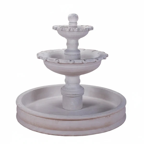 Giannini Garden Marina Two Tier Pond Outdoor Water Fountain 1033
