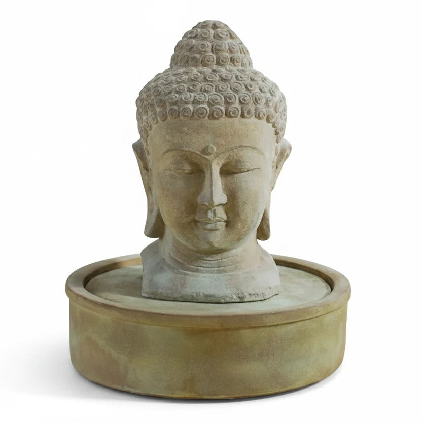 Giannini Garden Meditation Buddha Outdoor Fountain 1554