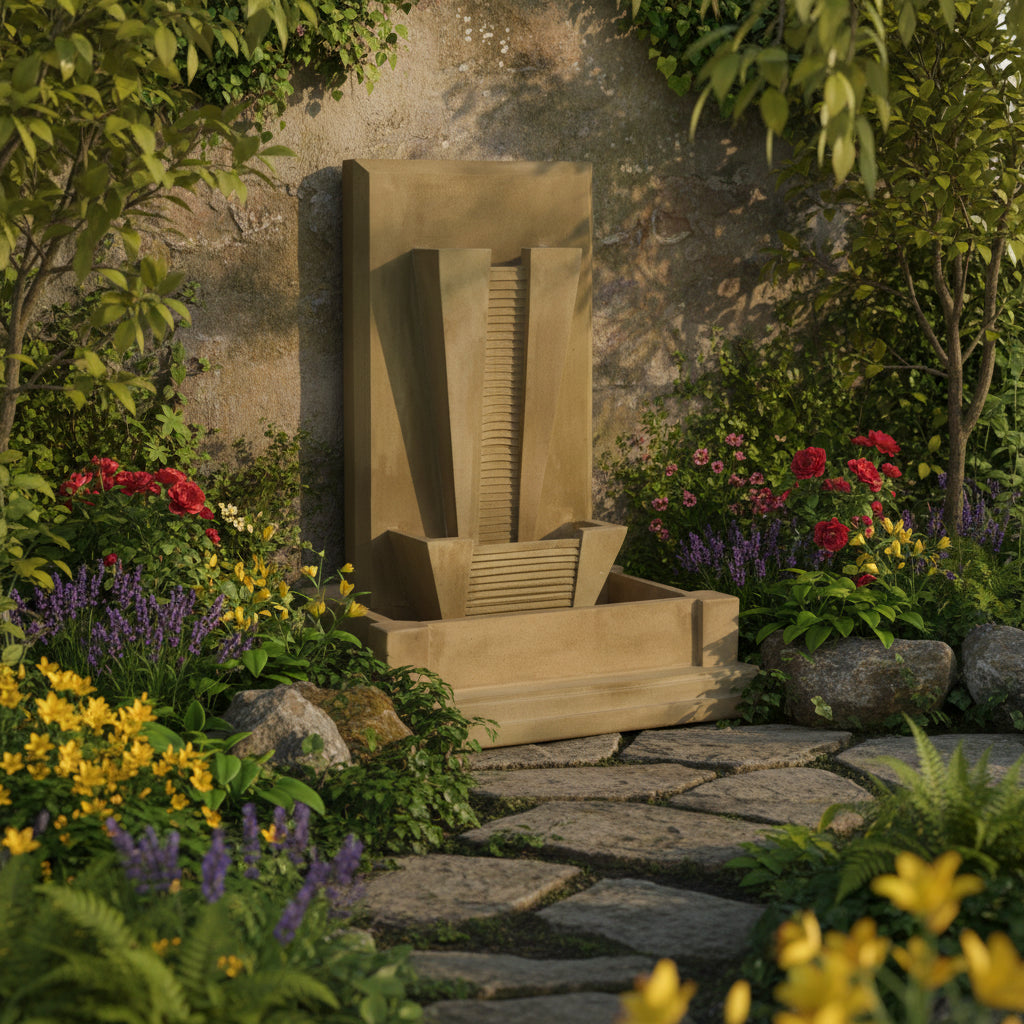 Giannini Garden Metro Outdoor Wall Fountain 1409