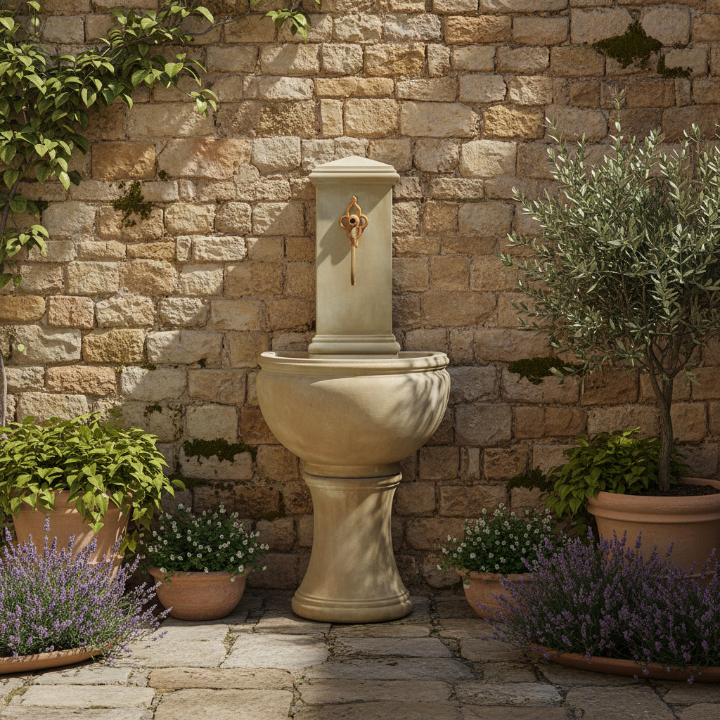 Giannini Garden Modena Outdoor Wall Fountain For Spout 1566C