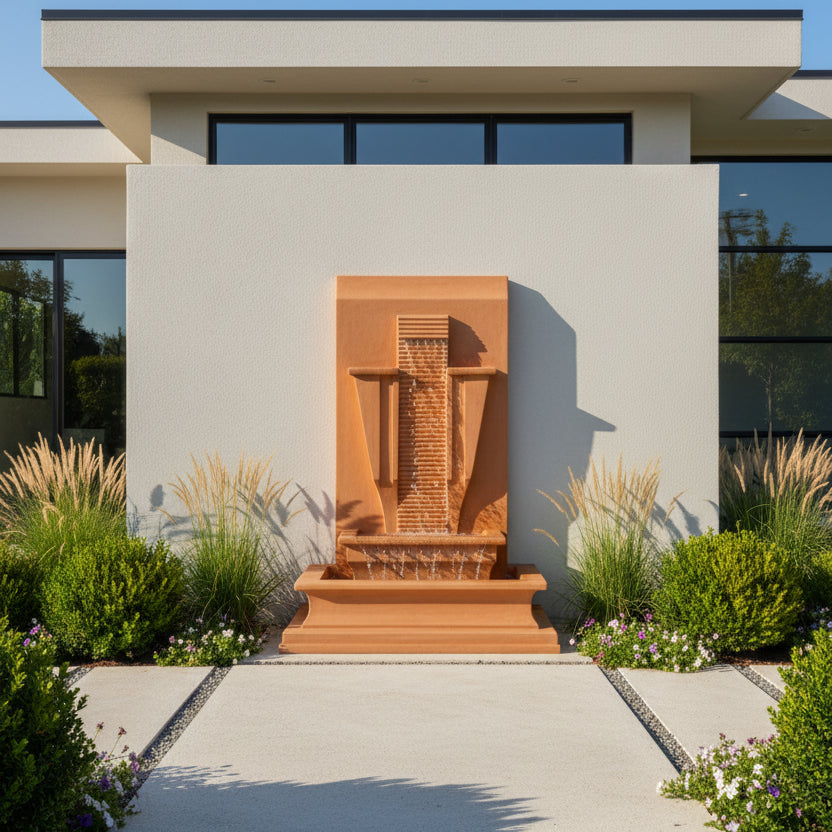 Giannini Garden Moderna Outdoor Wall Fountain 1407