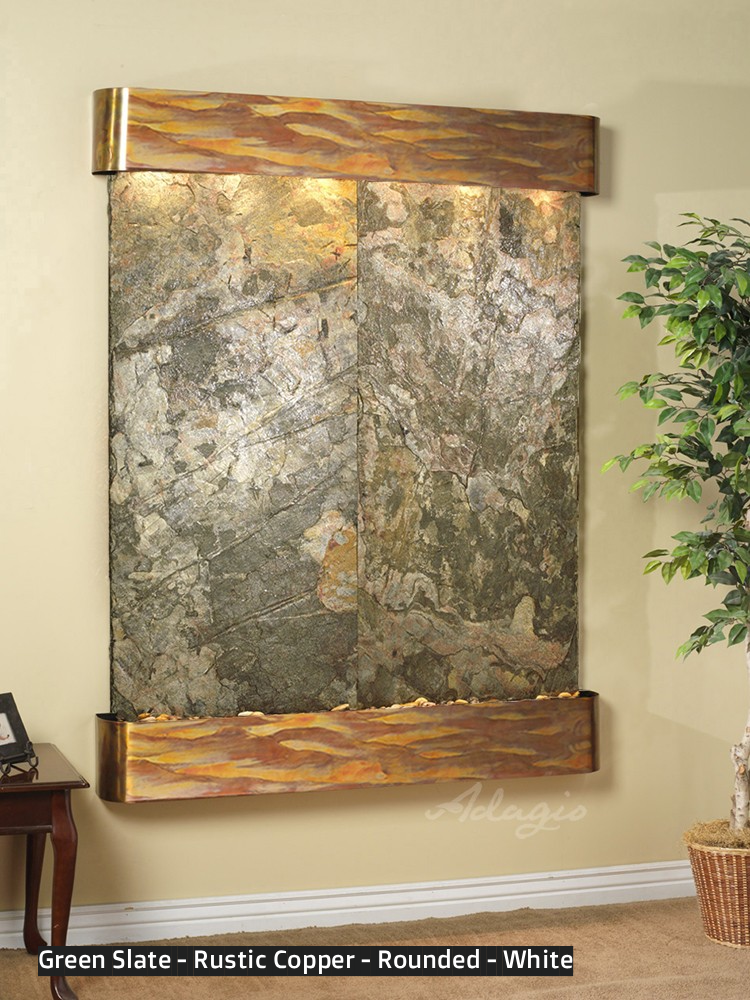 Adagio Majestic River 69"H x 54"W Indoor Wall Fountain MRR1011