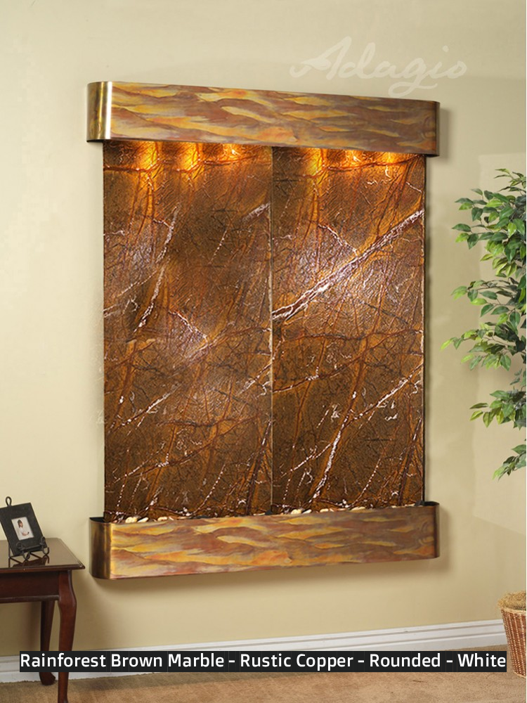 Adagio Majestic River 69"H x 54"W Indoor Wall Fountain MRR1011