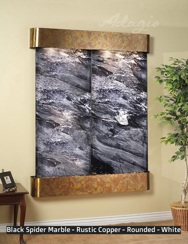 Adagio Majestic River 69"H x 54"W Indoor Wall Fountain MRR1011